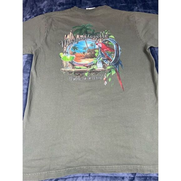 Jimmy Buffett Shirt Vintage window on the world, Margaritaville Parrot Head Tequ - Picture 8 of 10